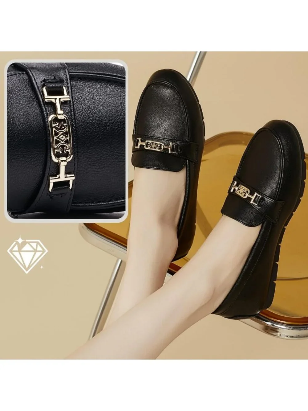 Comfortable Women's Slip-On Loafers | Stylish Walking Flats for Work & Leisure